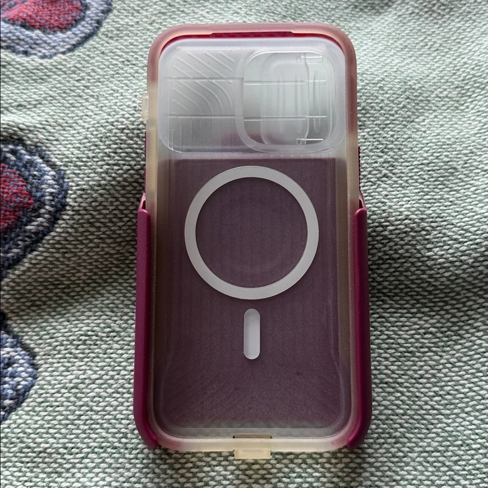 Tech21 Plum iPhone 14 Pro Max Case with Secure Clip